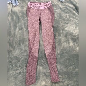 Purple Two-tone Seamless Gymshark Leggings